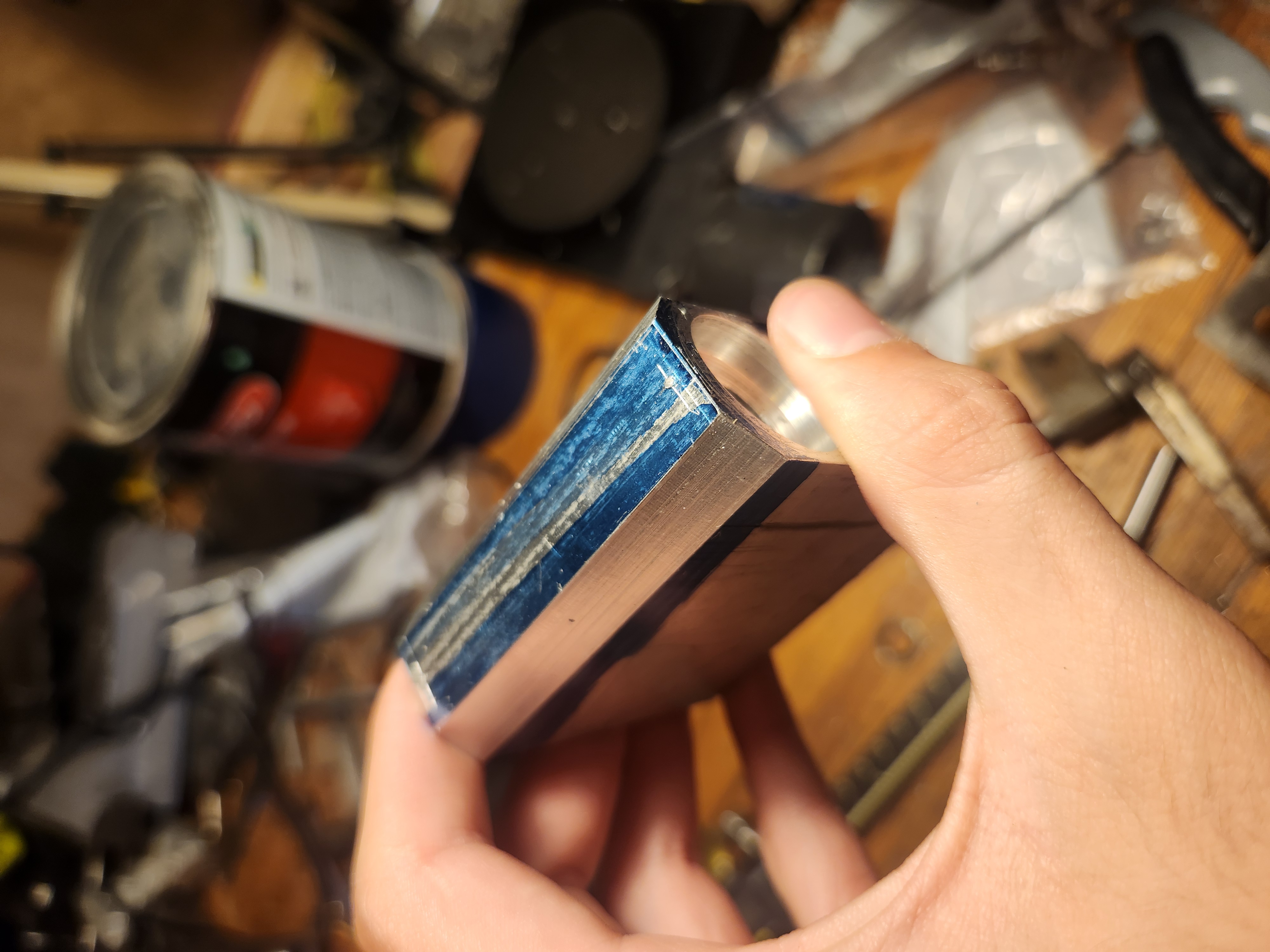 Cutting bearing seats and drilling main hole